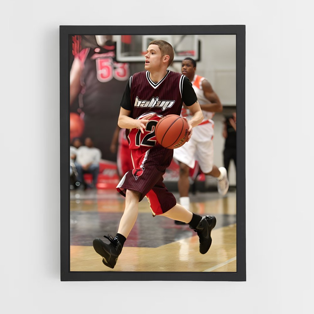 Poster L'Élan Maroon – affiche Basketball (vue 2)